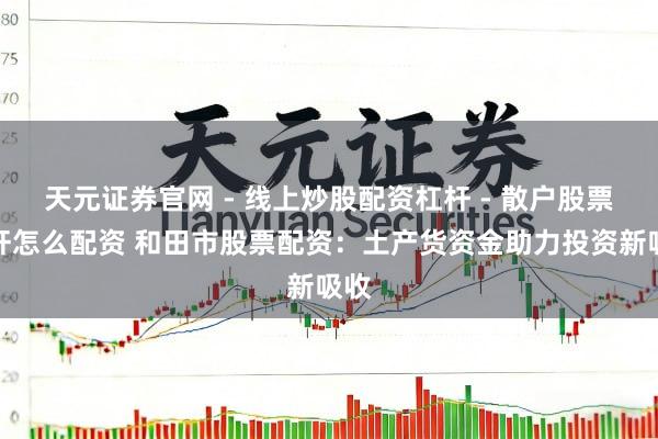天元证券官网 - 线上炒股配资杠杆 - 散户股票杠杆怎么配资 和田市股票配资：土产货资金助力投资新吸收