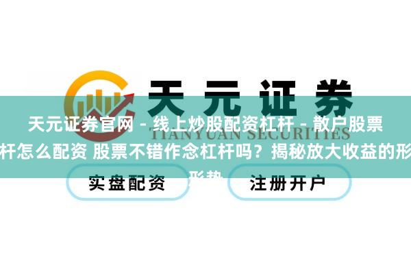 天元证券官网 - 线上炒股配资杠杆 - 散户股票杠杆怎么配资 股票不错作念杠杆吗？揭秘放大收益的形势